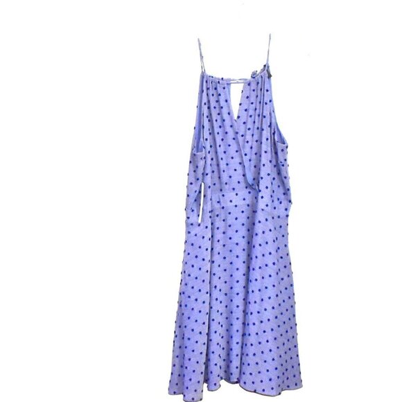 Anthropologie Sunday in Brooklyn Naya Swiss Dot Halter Spring Summer Dress XL - Picture 1 of 10